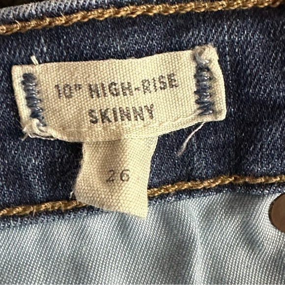 Madewell 10” High Rise Skinny Jeans Women’s size 26 - Picture 12 of 12